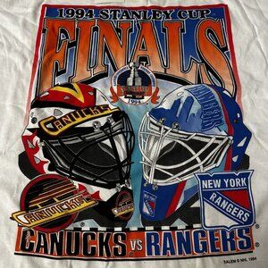 NOS NHL 1994 Stanley Cup new york Rangers Vancouver canucks Shirt